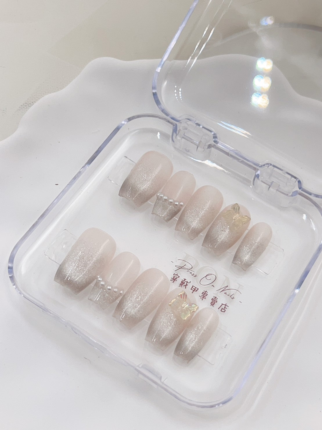 M437 水晶蝴蝶 手工穿戴甲