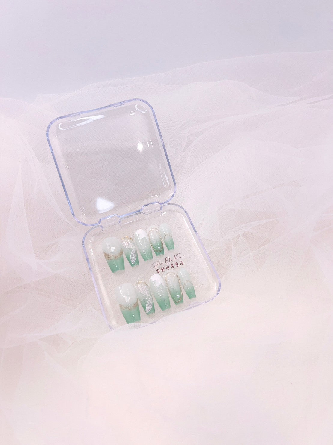 P229 水綠天使翅膀穿戴甲 長梯穿戴甲